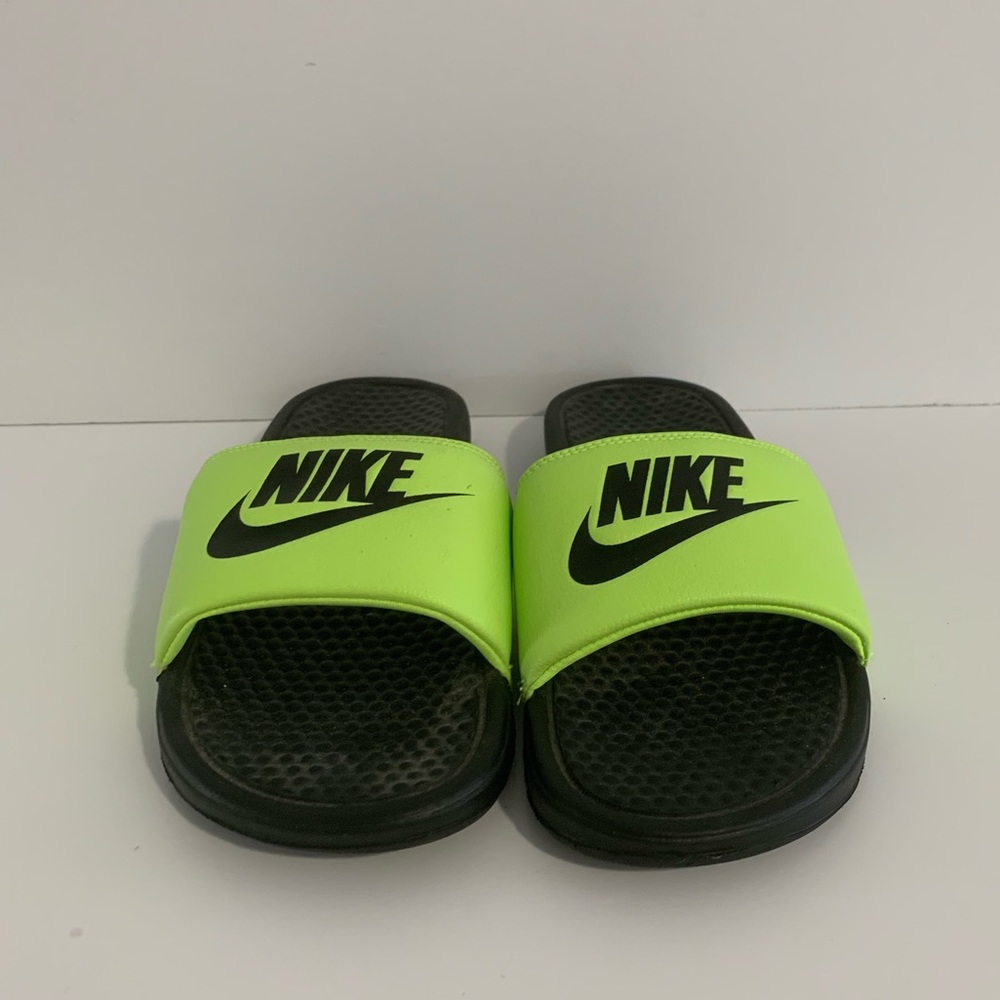Nike Benassi Slide Sandals Black Volt